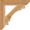 Ekena Millwork Merced Slat Rough Sawn Bracket, Western Red Cedar, 4"W x 24"D x 24"H BKT04X24X24MRC06RWR - alternate 4